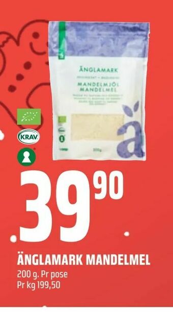 Coop Obs Änglamark mandelmel tilbud