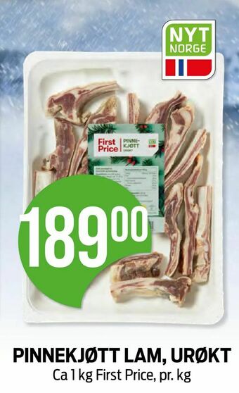 Kiwi Pinnekjøtt lam, urøkt tilbud