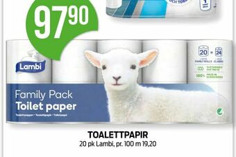 Kiwi Toalettpapir tilbud