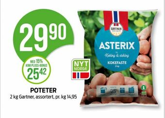 Kiwi Poteter tilbud