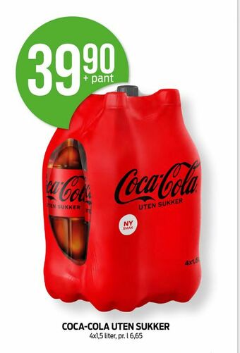 Kiwi Coca-cola uten sukker tilbud