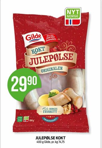 Kiwi Julepølse kokt tilbud