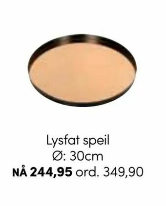 Nille Lysfat speil tilbud