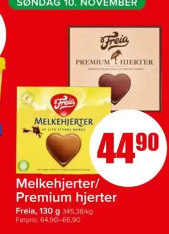 Spar FREIA Melkehjerter/ Premium hjerter tilbud