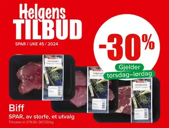 Spar Biff tilbud