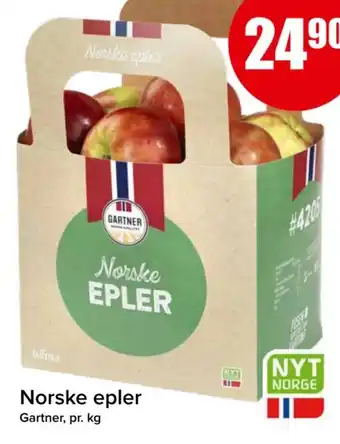 Spar GARTNER Norske epler tilbud