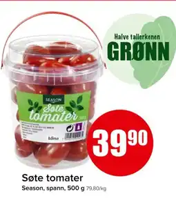 Spar SEASON Søte tomater tilbud