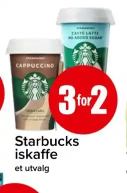 Spar STARBUCKS iskaffe tilbud