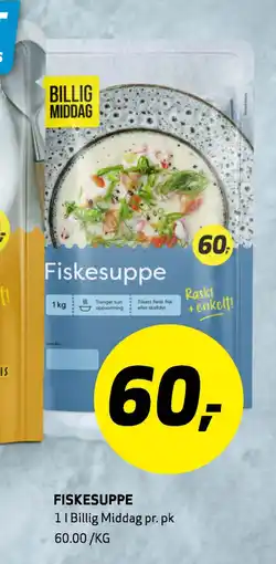 Bunnpris FISKESUPPE tilbud