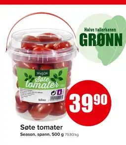 Spar Søte tomater tilbud