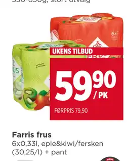 Meny Farris frus tilbud