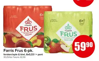 Spar Farris Frus 6-pk tilbud