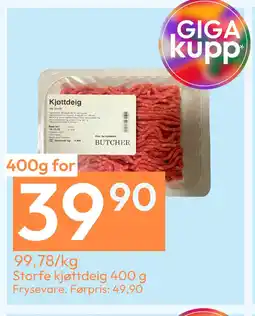 Gigaboks Storfe kjøttdeig 400 g tilbud