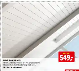 jem & fix MDF TAKPANEL tilbud
