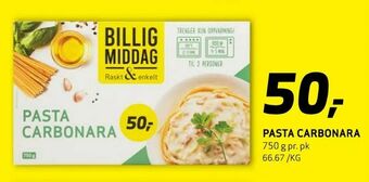 Bunnpris Pasta carbonara tilbud