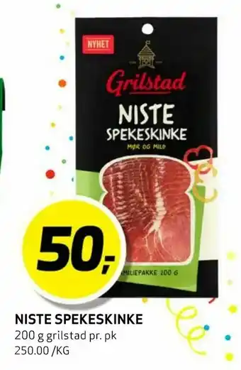 Bunnpris Niste spekeskinke tilbud