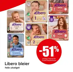 Spar Libero bleier tilbud