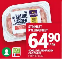 Meny Strimlet kyllingfilet tilbud