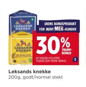 Meny Leksands knekke tilbud