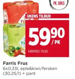 Meny Farris frus tilbud