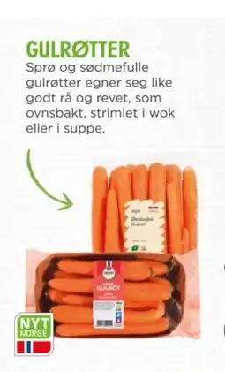 Meny Gulrøtter tilbud