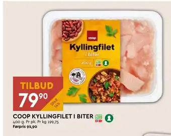 Coop Mega COOP KYLLINGFILET I BITER tilbud