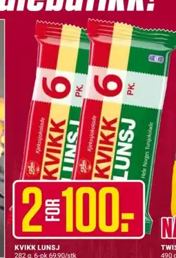 Europris Kvikk lunsj tilbud