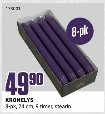 Europris Kronelys tilbud