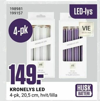 Europris Kronelys led tilbud