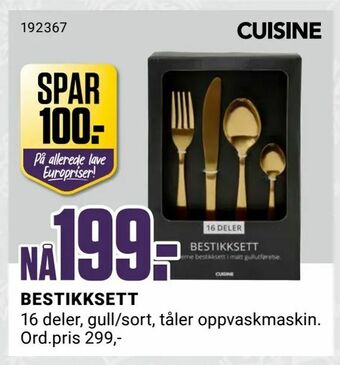 Europris Bestikksett tilbud
