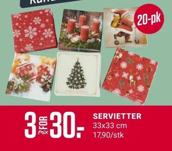 Europris Servietter tilbud