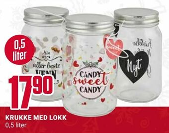 Europris Krukke med lokk tilbud
