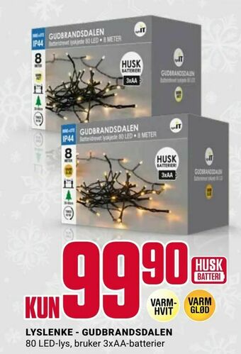 Europris Lyslenke - gudbrandsdalen tilbud
