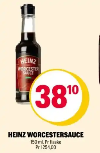 Coop Extra HEINZ worcester sauce tilbud