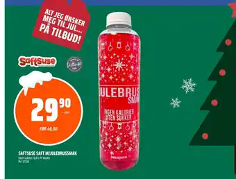 Coop Obs SAFTSUSE SAFT M/JULEBRUSSMAK tilbud