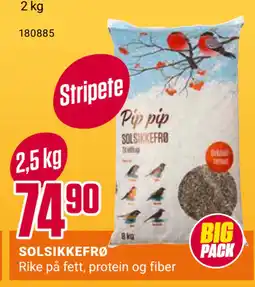 Europris SOLSIKKEFRØ tilbud