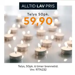 Skeidar Telys tilbud