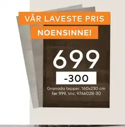 Skeidar Granada tepper tilbud