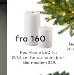 Skeidar RealFlame LED-lys tilbud