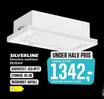 Skousen Silverline ventilator PE151HV tilbud
