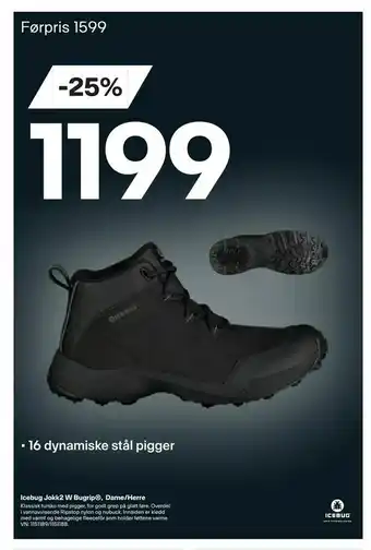 XXL Sport Icebug Jokk2 W Bugrip®, Dame/Herre tilbud