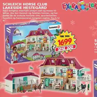 Extra Leker Schleich horse club lakeside hestegård tilbud