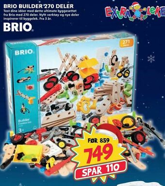 Extra Leker Brio builder 270 deler tilbud
