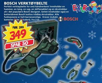 Extra Leker Bosch verktøybelte tilbud