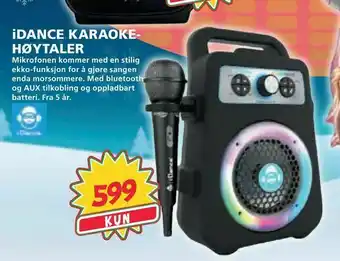 Extra Leker iDANCE KARAOKE- HØYTALER tilbud