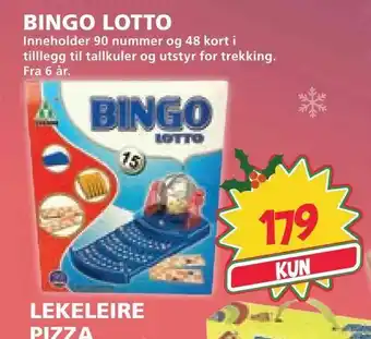 Extra Leker Bingo lotto tilbud