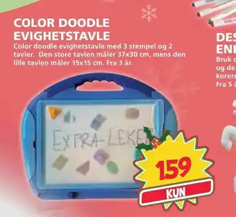 Extra Leker Color doodle evighetstavle tilbud