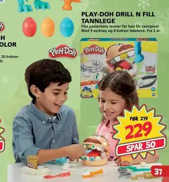 Extra Leker Play-doh drill n fill tannlege tilbud