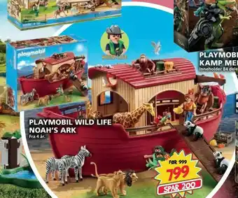 Extra Leker Playmobil wild life noah's ark tilbud