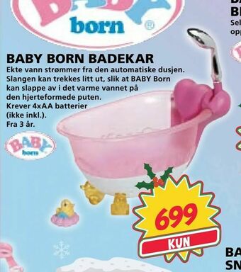 Extra Leker Baby born badekar tilbud